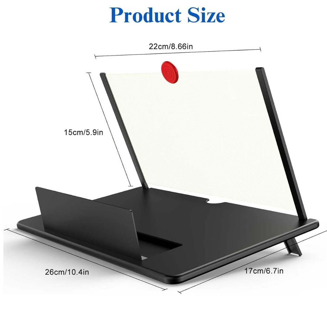 12" 3D HD Mobile Screen Magnifier