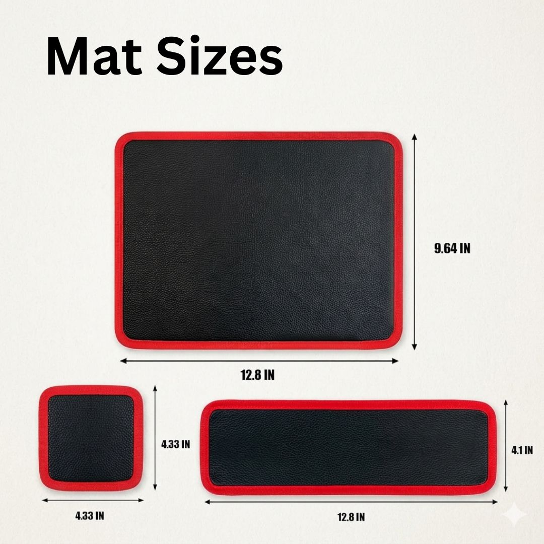 3-Piece Magnetic Tool Parts Mat Set