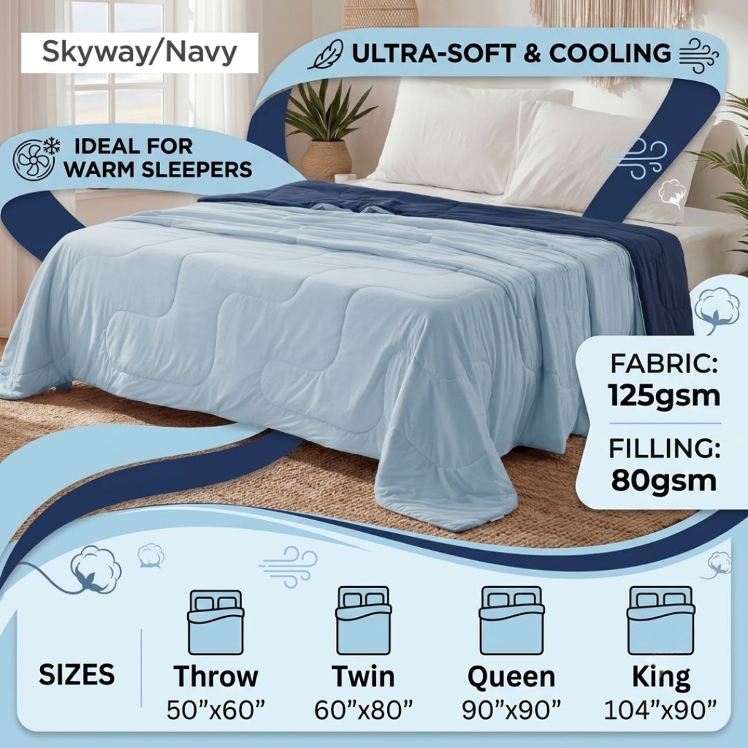 Cooling Comforter For Hot Sleepers-Ice Cream Comforter