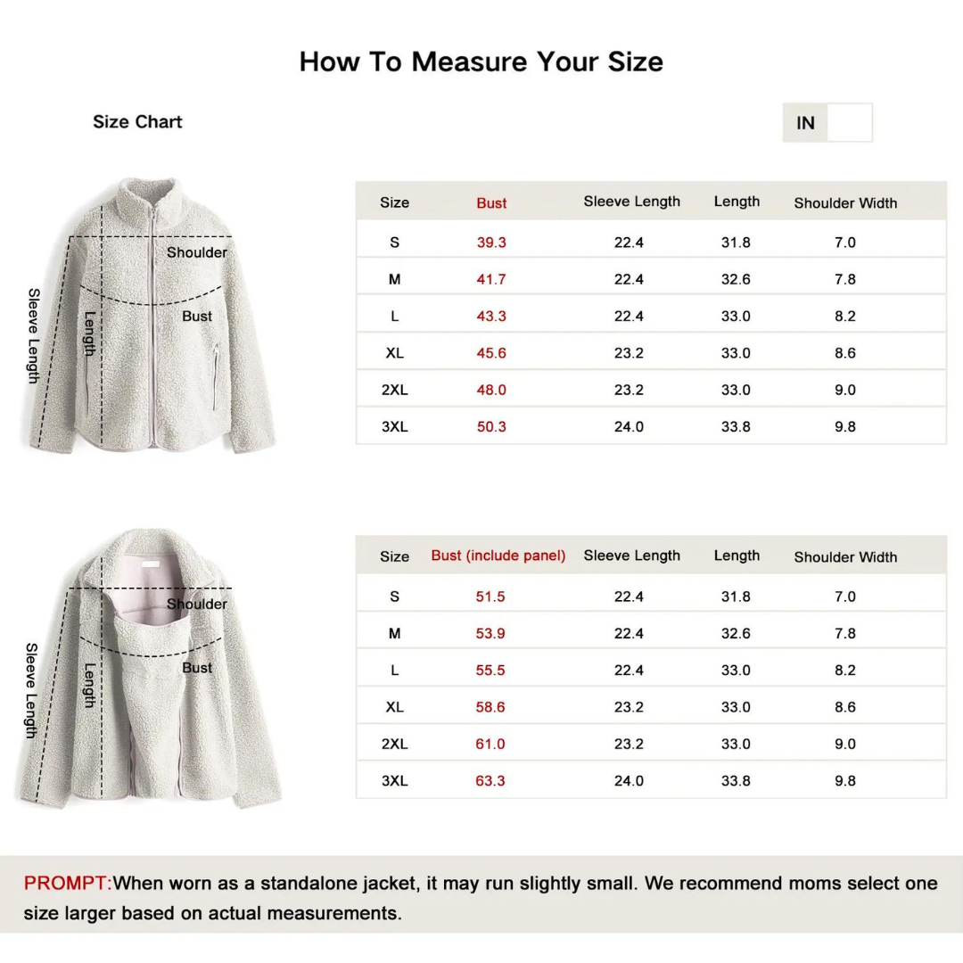 Women Long-sleeve Zippered Fleece Jacket with Pocket