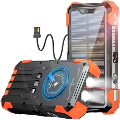 Solar Charger Wireless Power Bank 42800 mAh