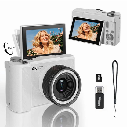 4K Y2K Foldable Screen Digital Camera