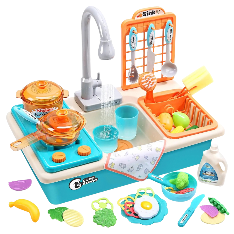 Froggy Fun Pretend Play Kitchen Sink