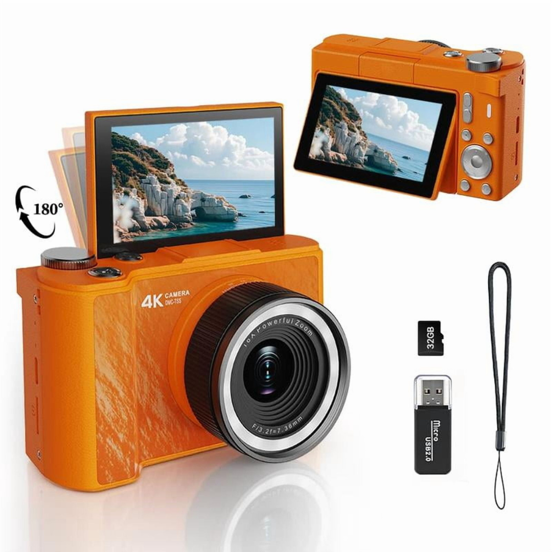 4K Y2K Foldable Screen Digital Camera