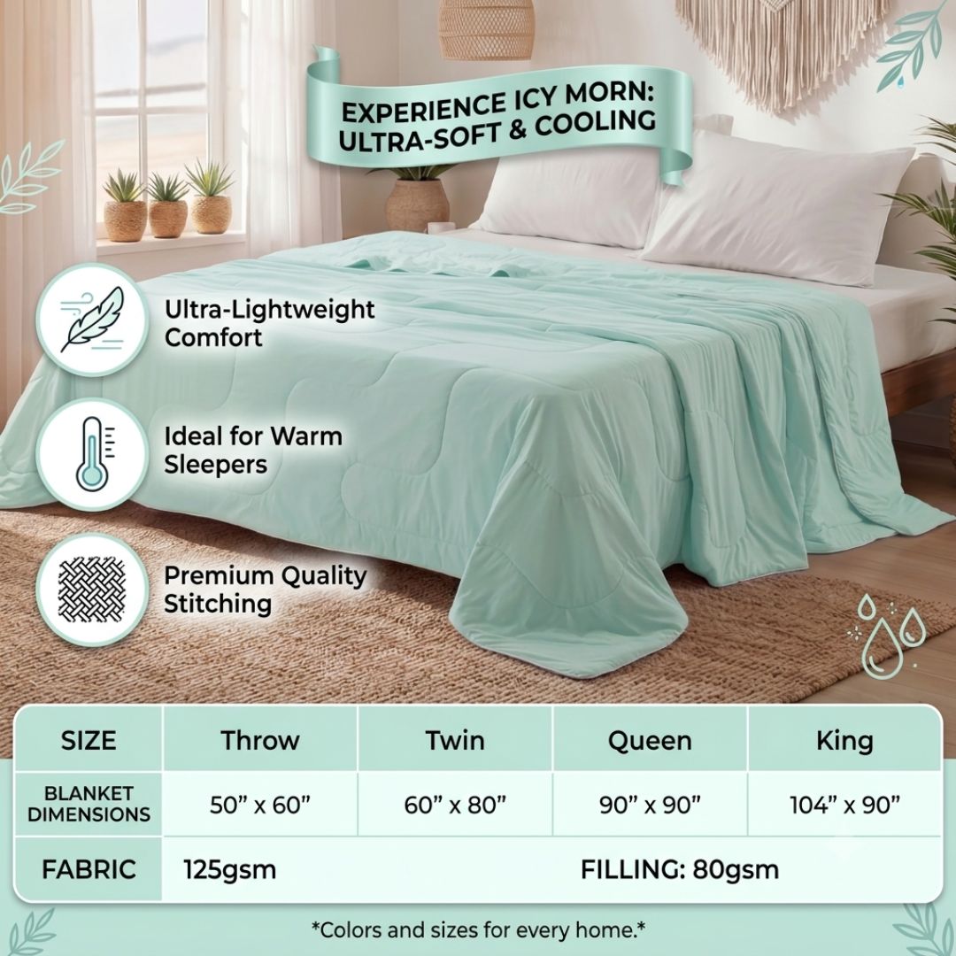 Cooling Comforter For Hot Sleepers-Ice Cream Comforter