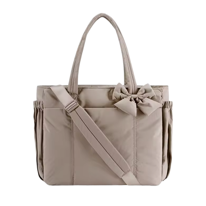 Crush Bow Large Travel Tote with Changing Pad