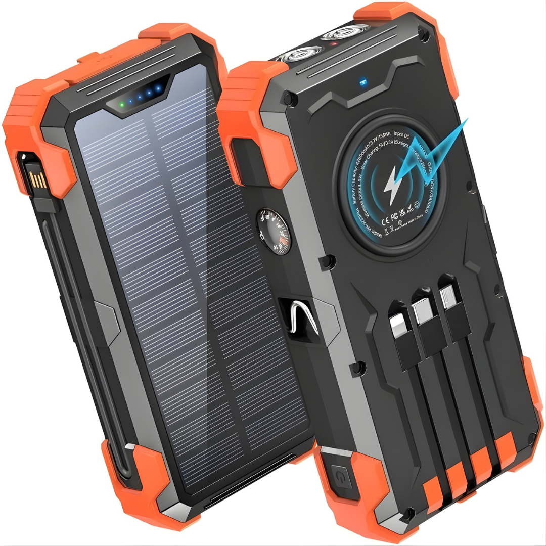 Solar Charger Wireless Power Bank 42800 mAh