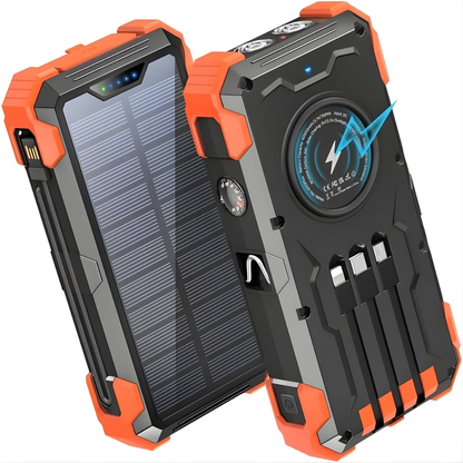Solar Charger Wireless Power Bank 42800 mAh