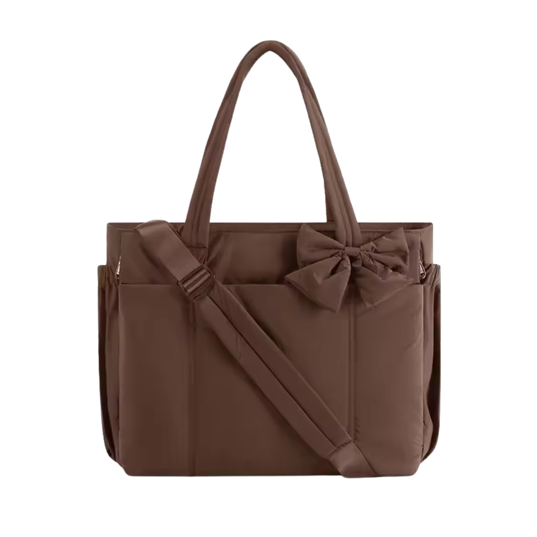 Crush Bow Large Travel Tote with Changing Pad