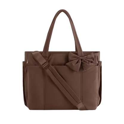 Crush Bow Large Travel Tote with Changing Pad