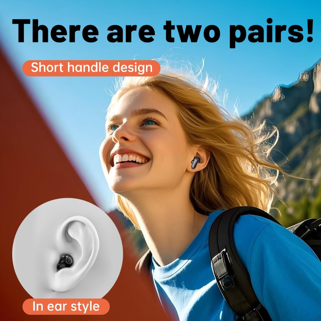 Ultra Mini Wireless Bluetooth Headphones So Small, You Forget You’re Wearing Them