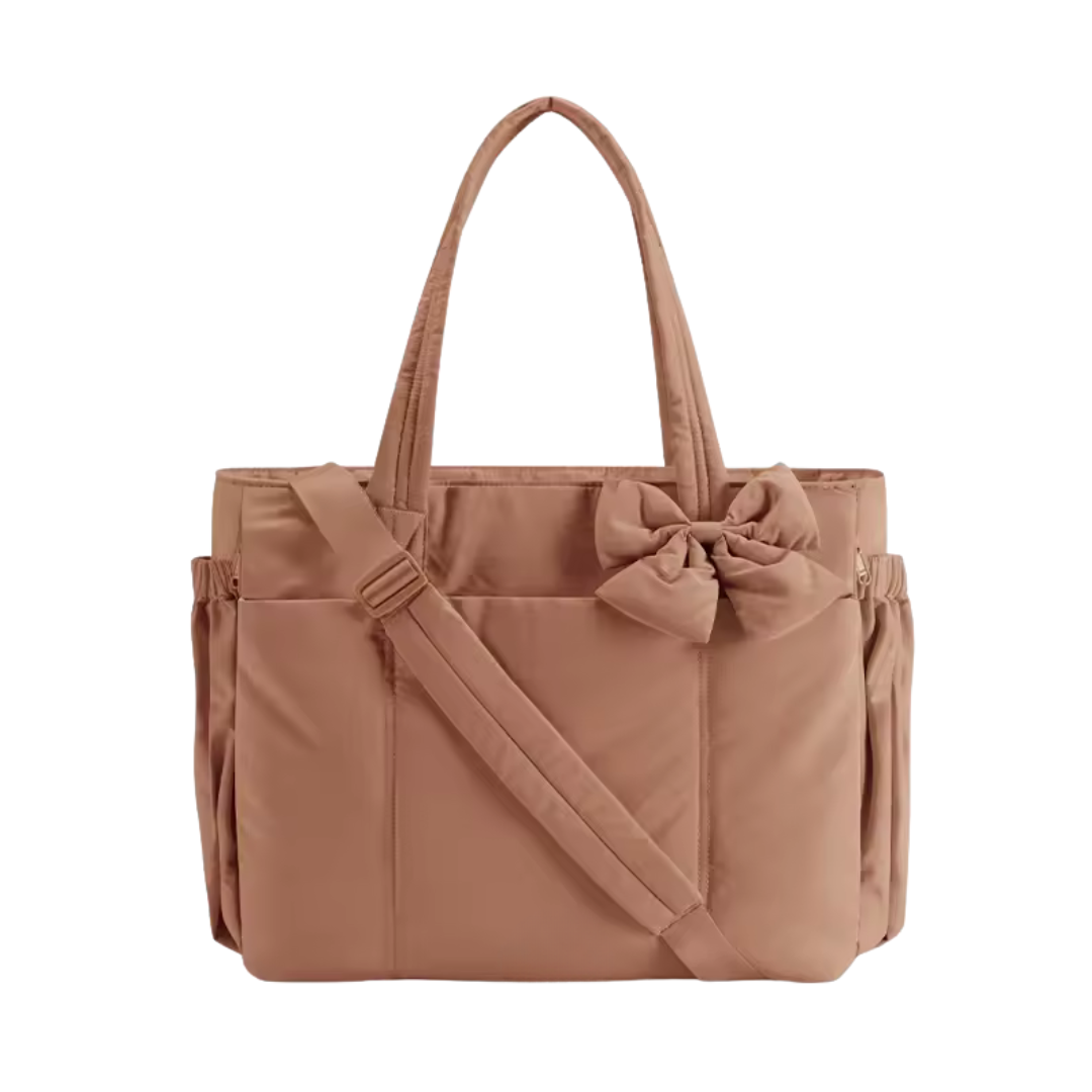 Crush Bow Large Travel Tote with Changing Pad