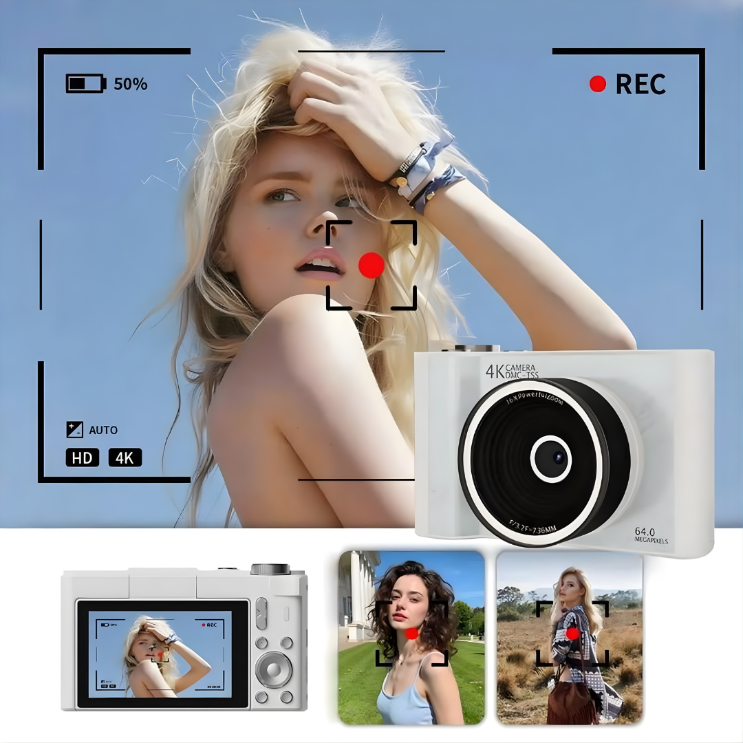 4K Y2K Foldable Screen Digital Camera