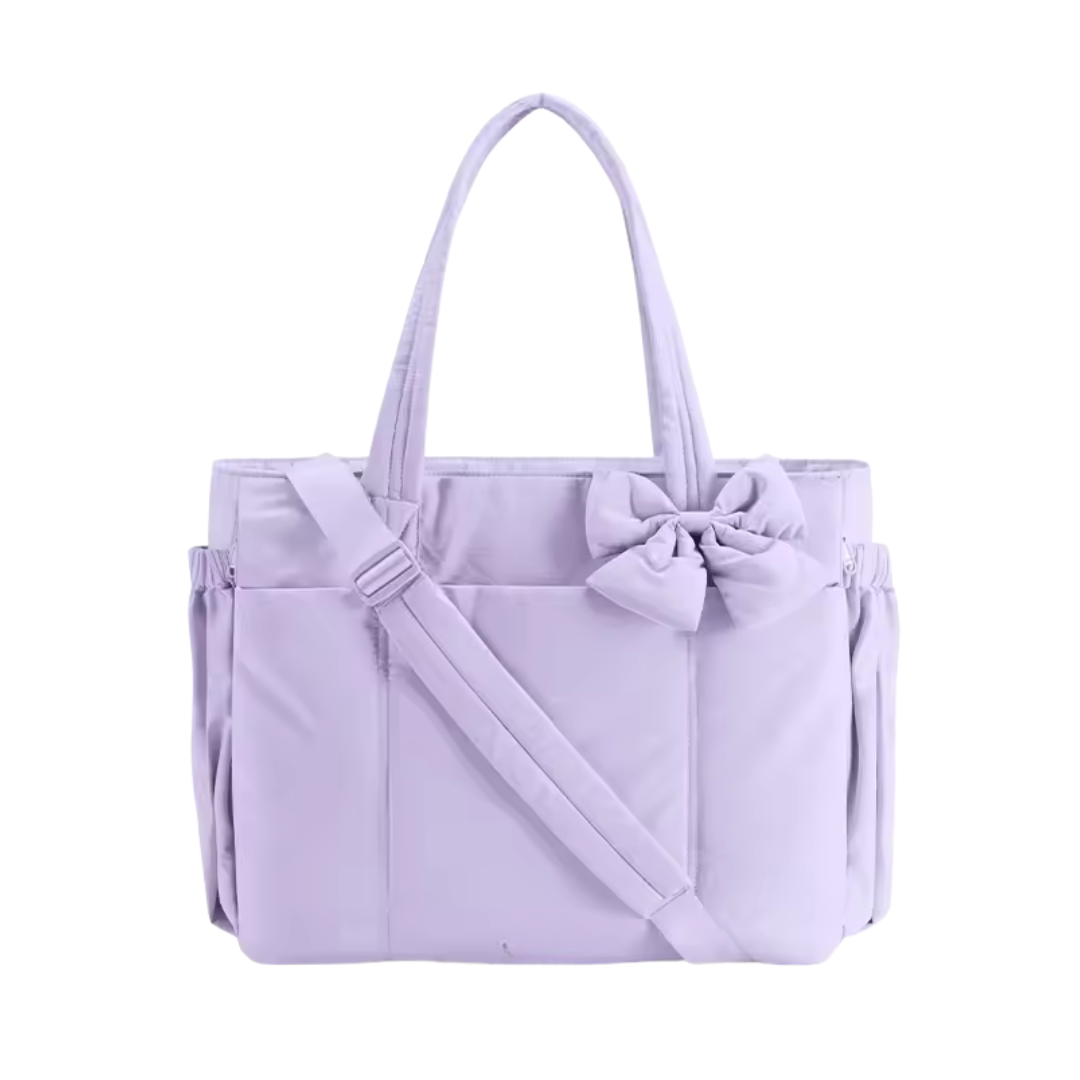 Crush Bow Large Travel Tote with Changing Pad