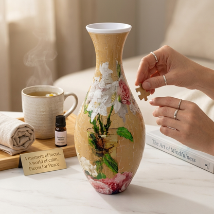 3D Relaxation Puzzle Vase – Your Creative Stress-Relief Retreat