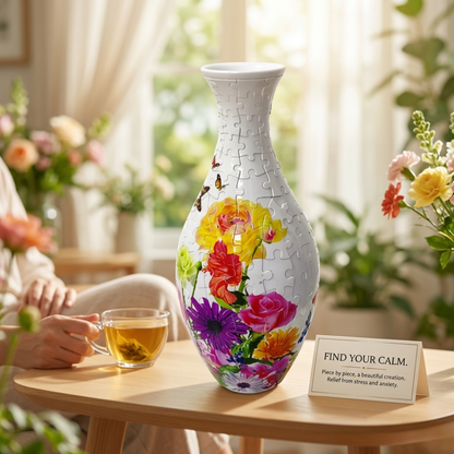 3D Relaxation Puzzle Vase – Your Creative Stress-Relief Retreat