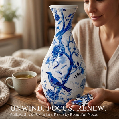 3D Relaxation Puzzle Vase – Your Creative Stress-Relief Retreat