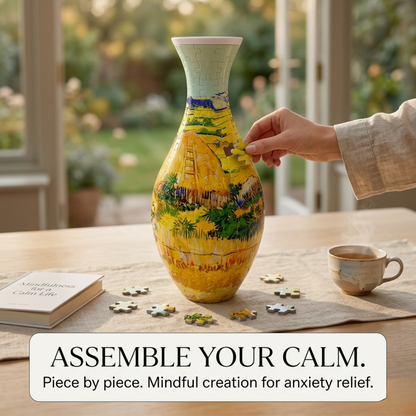 3D Relaxation Puzzle Vase – Your Creative Stress-Relief Retreat
