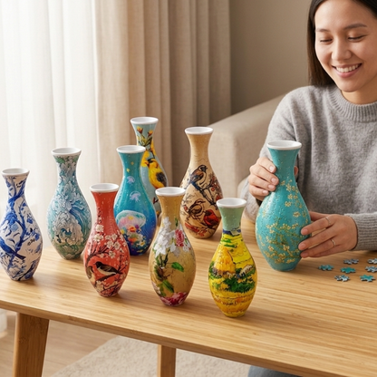 3D Relaxation Puzzle Vase – Your Creative Stress-Relief Retreat