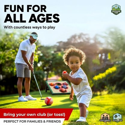 Golf Pong Game Set | Indoor & Outdoor Golf Beer Pong