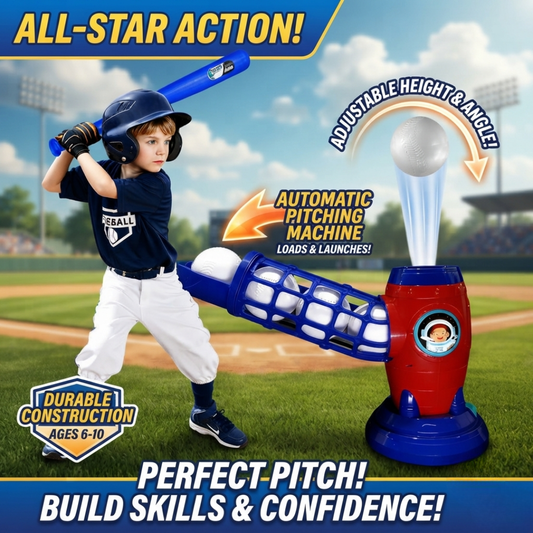 Kids Electronic Baseball Pitching Machine
