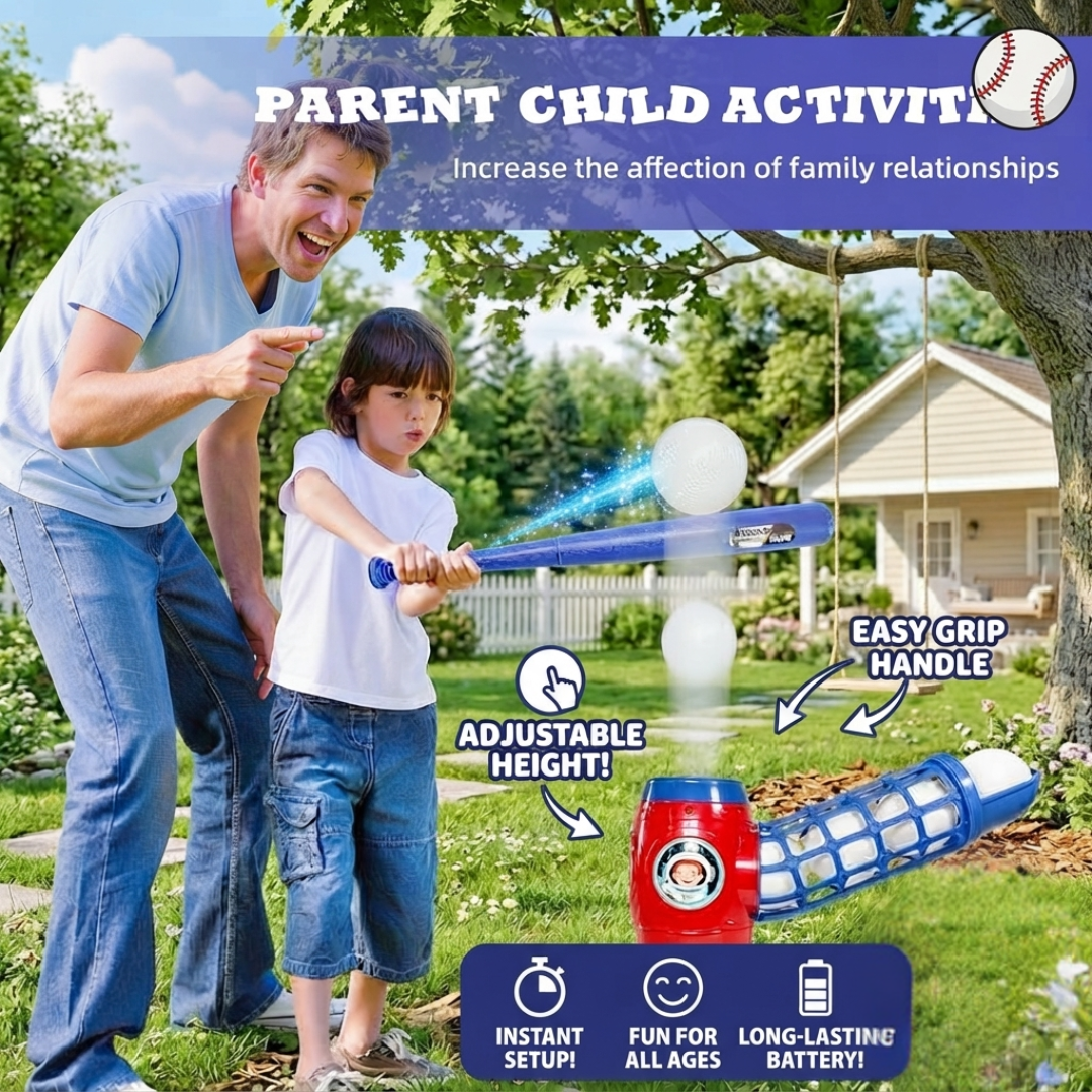 Kids Electronic Baseball Pitching Machine