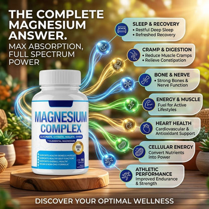 Magnesium Complex 1000mg – Full-Spectrum, Maximum Absorption