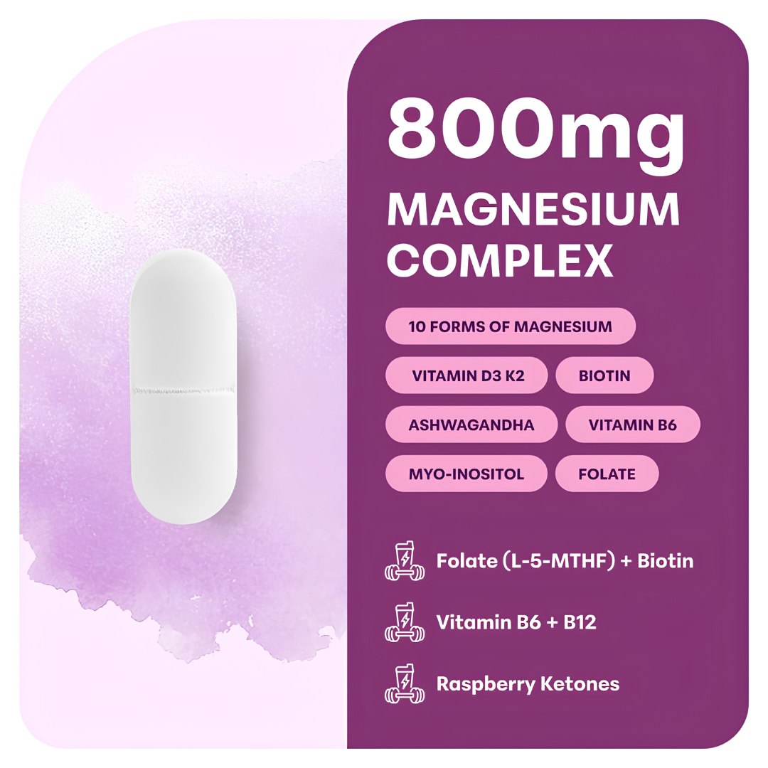 Magnesium Complex for Women | 20-in-1 Wellness Formula