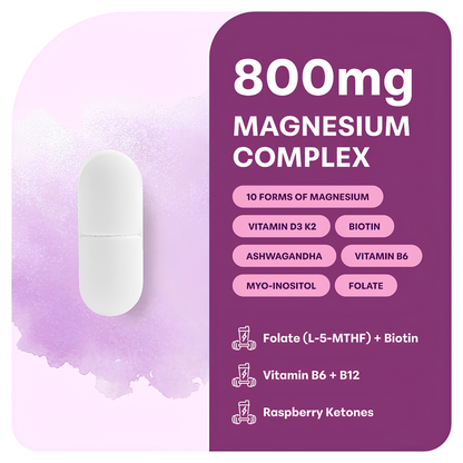 Magnesium Complex for Women | 20-in-1 Wellness Formula