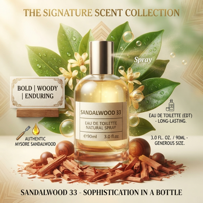 Sandal Wood 33 Unisex Eau de Toilette – 90ml/3.0 fl.oz