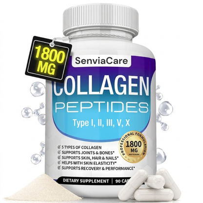 Collagen Peptides- 1800mg - 90 Capsules