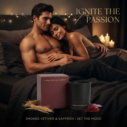 Smoked Vetiver & Saffron Candle