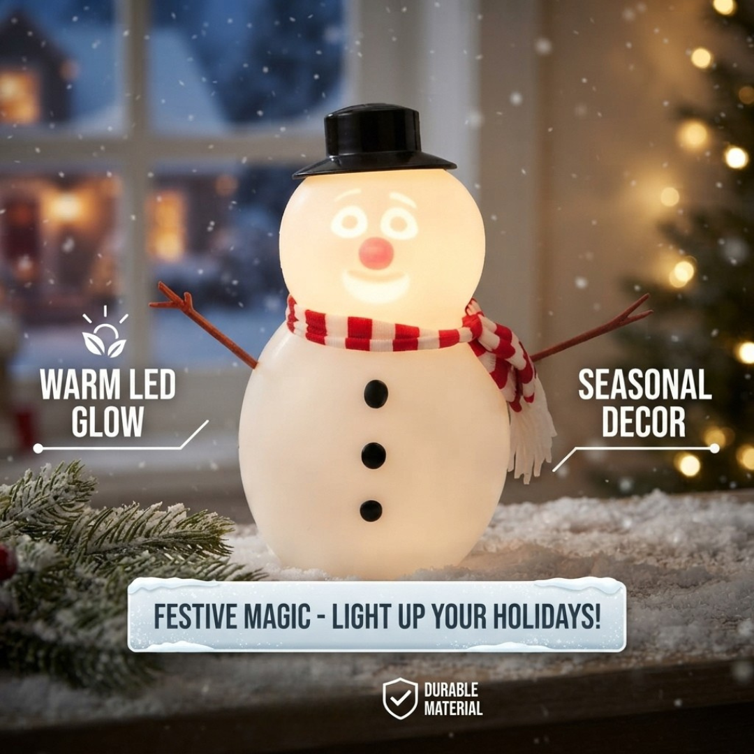 Talking Animated Blink Snowman with Built in Projector & Speaker