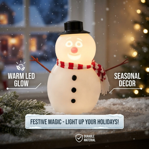 Talking Animated Blink Snowman with Built in Projector & Speaker