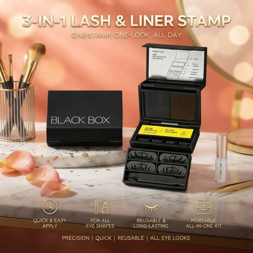 The 3-in-1 Lower Lash, Eyeliner & Beauty Mark Stamp Kit