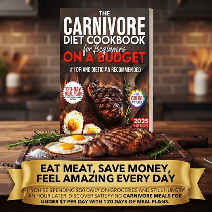 The Carnivore Diet Cookbook for Beginners on a Budget