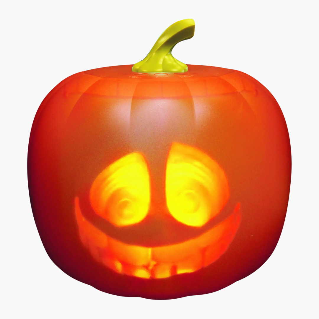 The Talking Animated Pumpkin with Built-In Projector & Speaker Box