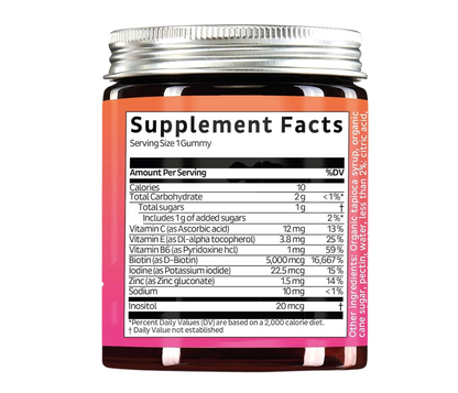 Berry Bliss Hair Vitamin Biotin Gummies