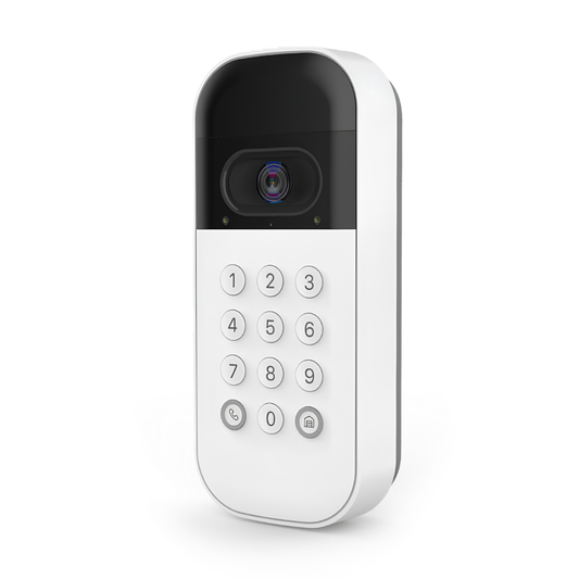 Smart Video Garage Keypad, with Wide-Angle Camera, Customizable PIN Code