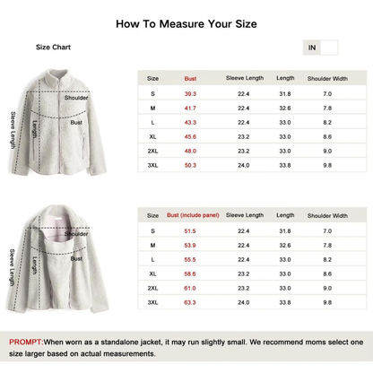 Women Long-sleeve Zippered Fleece Jacket with Pocket